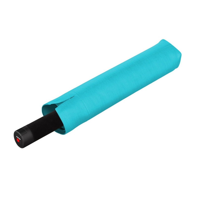 Knirps U.090 Ultralight XXL Manual Compact (UV Protection) – Turquoise / Black Coating