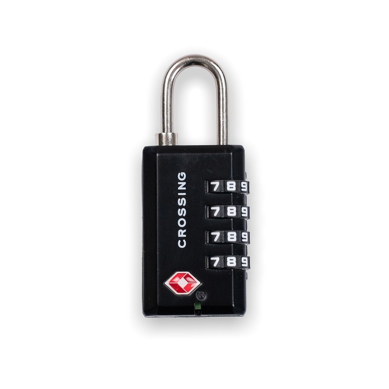 Crossing TSA 4-Dial Travel Lock – Black