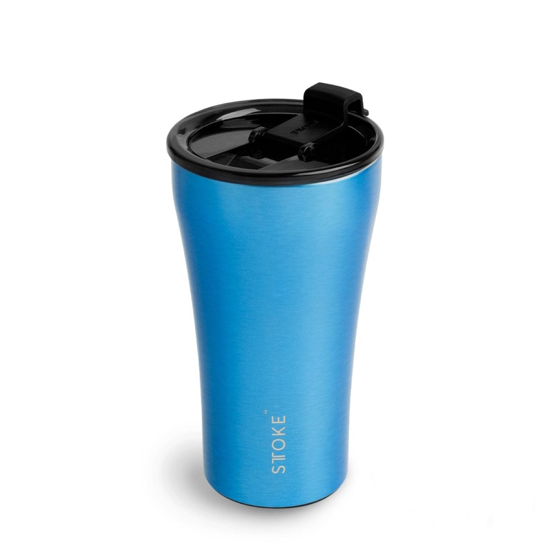 STTOKE Urban Leakproof Ceramic Insulated Cup 12oz – Denim Chrome