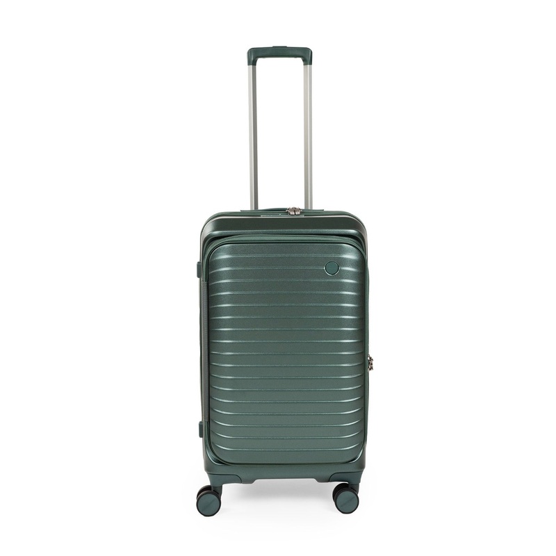 CROSSING INVI TRUNK 26 Medium Expandable Luggage With Front & Middle Access – Squash