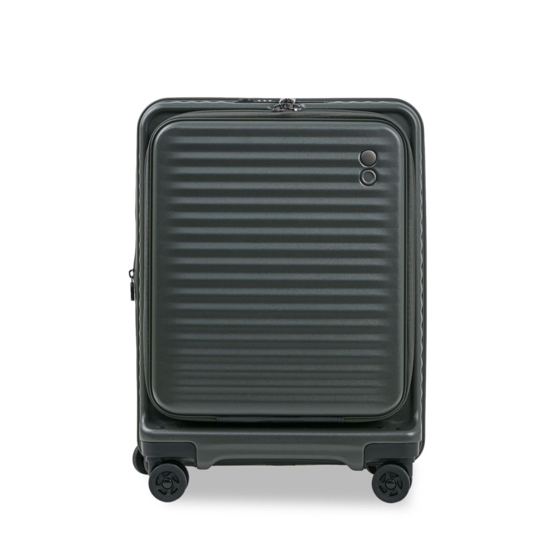 Echolac Celestra 24 Medium Upright Luggage With Front Access Opening (Olive Green)
