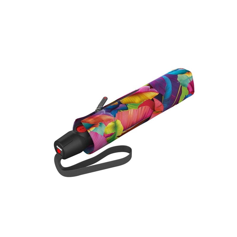 Knirps T.200 Medium Duomatic Umbrella – Palm Multicolor