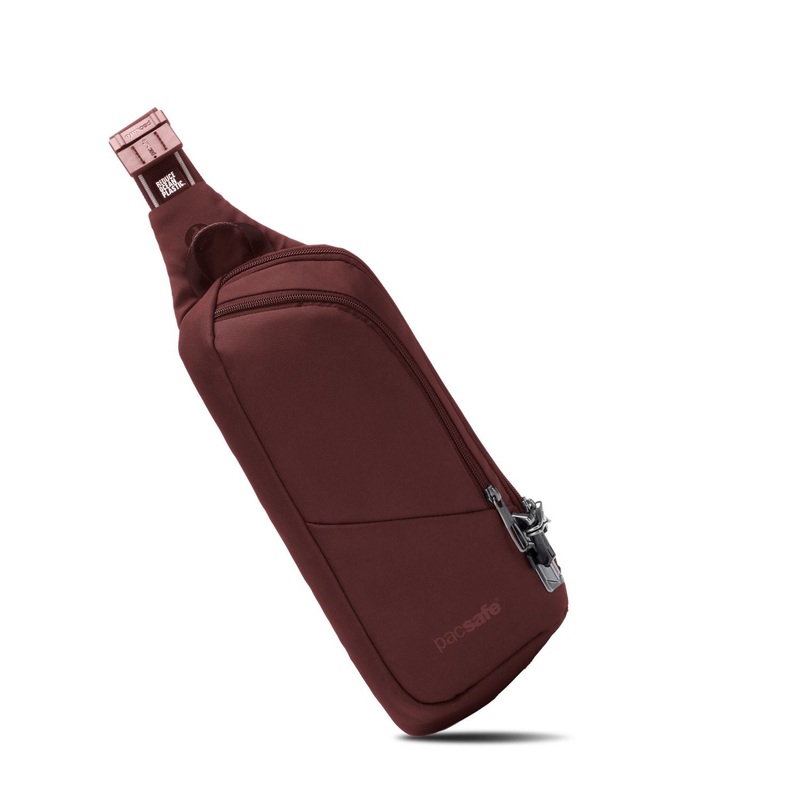 Pacsafe V Anti-Theft Action Sling – Burgundy
