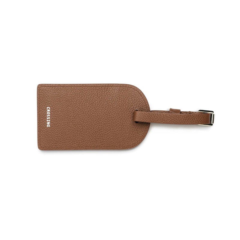 Crossing Milano Leather Luggage Tag – Barcoss Brown