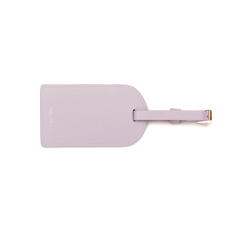 Crossing Milano Leather Luggage Tag – Lavender