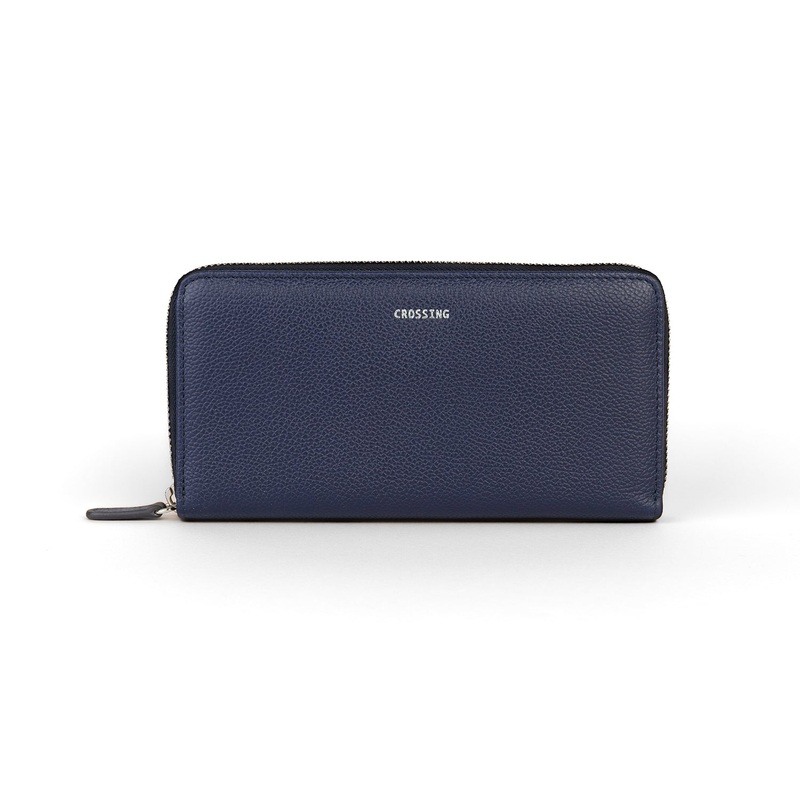 Crossing Milano Long Zip Wallet RFID – Barcoss Navy