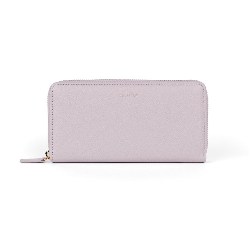Crossing Milano Long Zip Wallet RFID – Lavender
