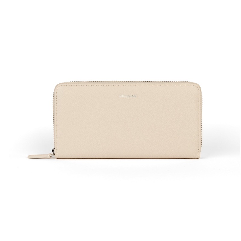 Crossing Milano Long Zip Wallet RFID – New Sand