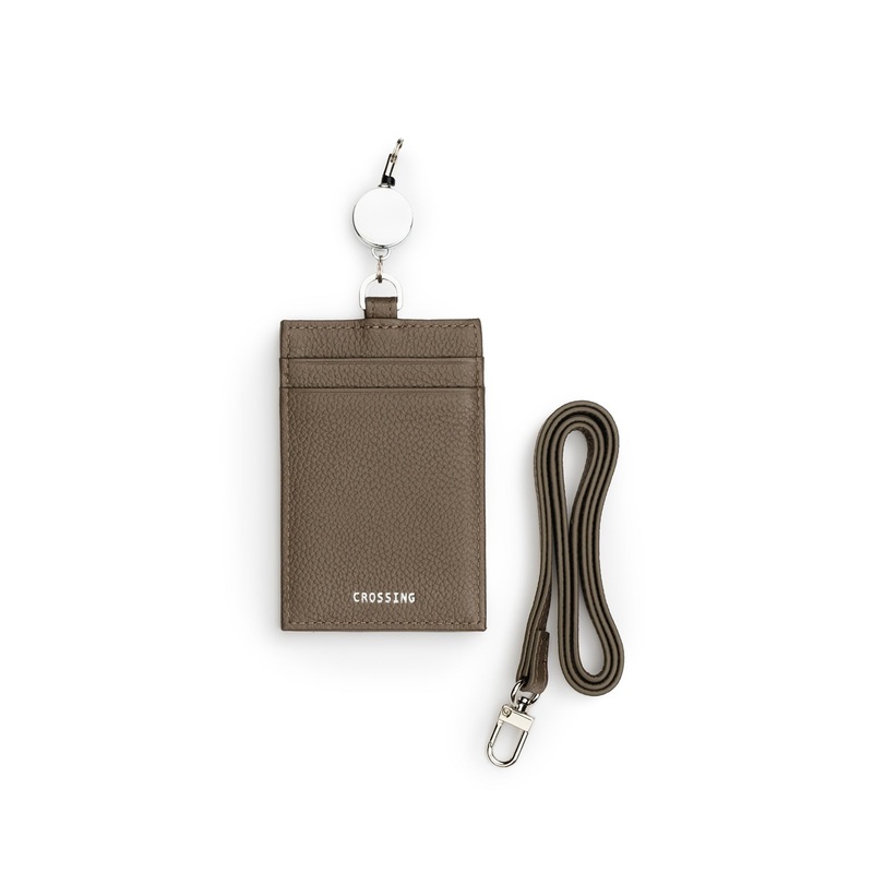 Crossing Milano Retractable Lanyard – Dark Khaki