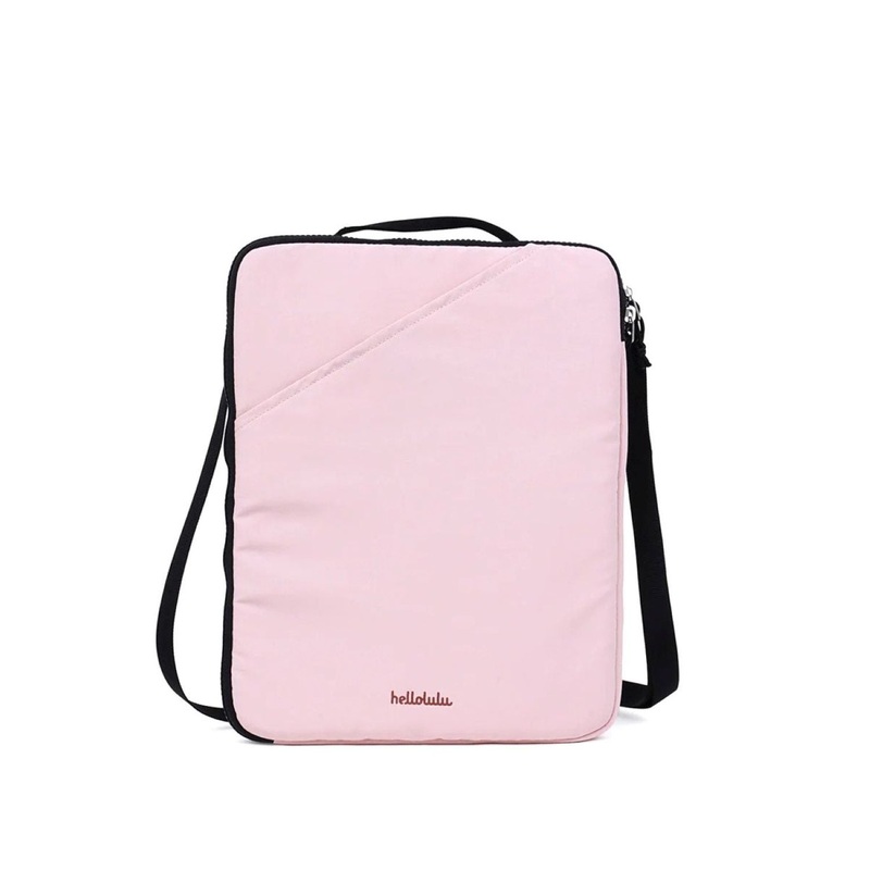 Hellolulu Erle 3-Way Laptop Sleeve Case 13 Recycled (Soft Pink)