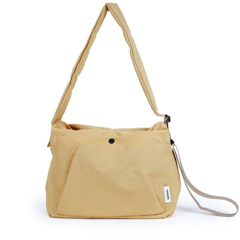 Hellolulu Nick 2 Way Drawstring Shoulder Bag (Light Oak)
