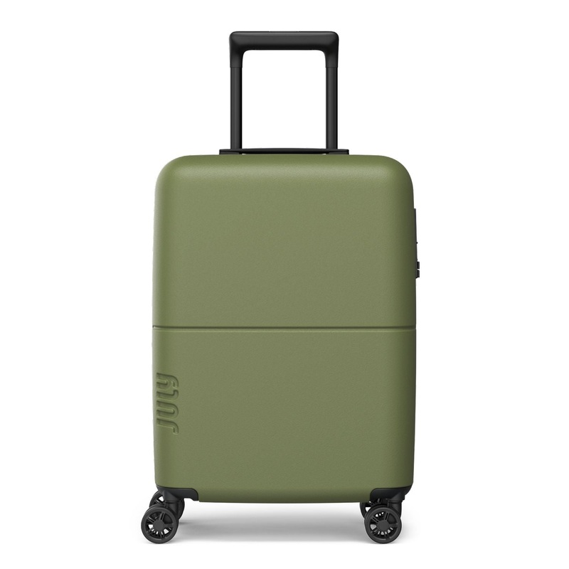 July Carry On Light Expandable Polycarbonate 21 Luggage – Moss
