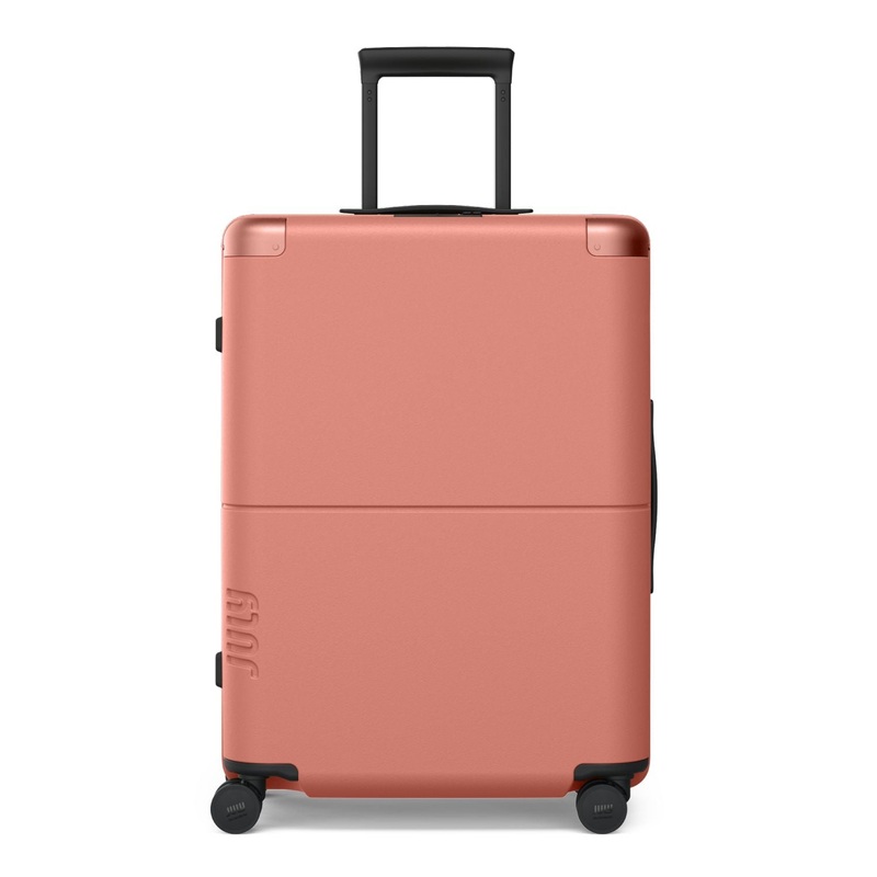July Checked Polycarbonate 26 Luggage – Clay