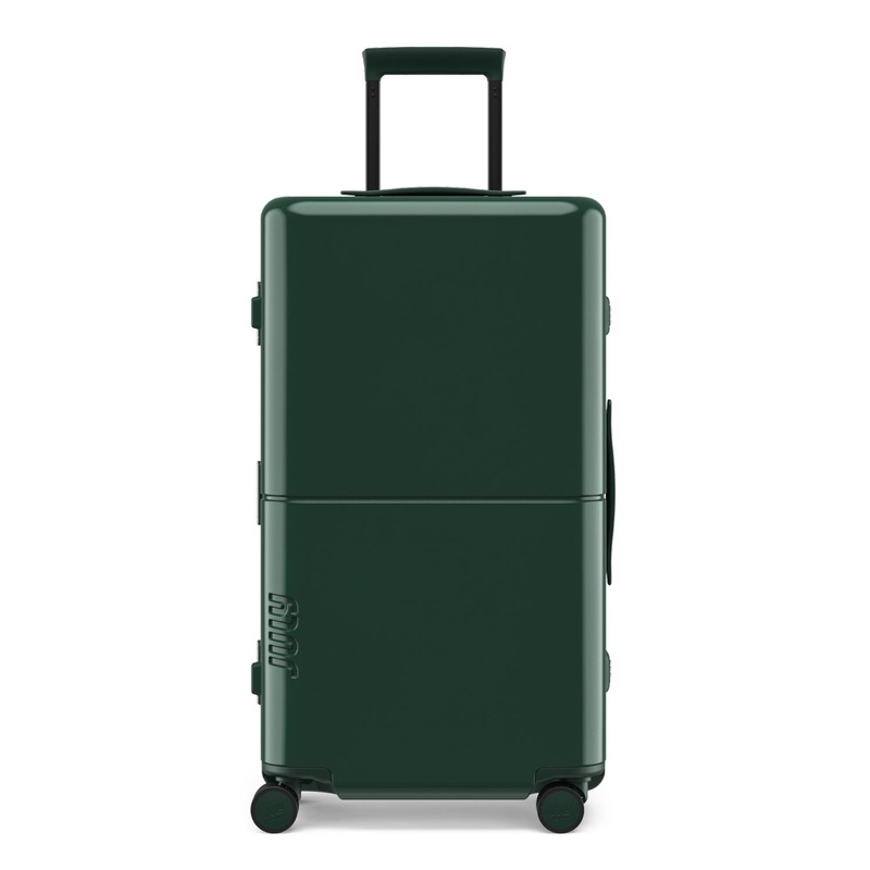July Checked Trunk Polycarbonate Frame 28 Luggage – Forest