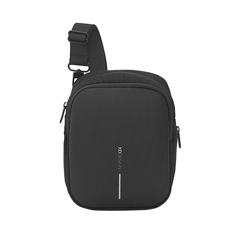 Bobby Boxy Sling Crossbody Backpack – Black