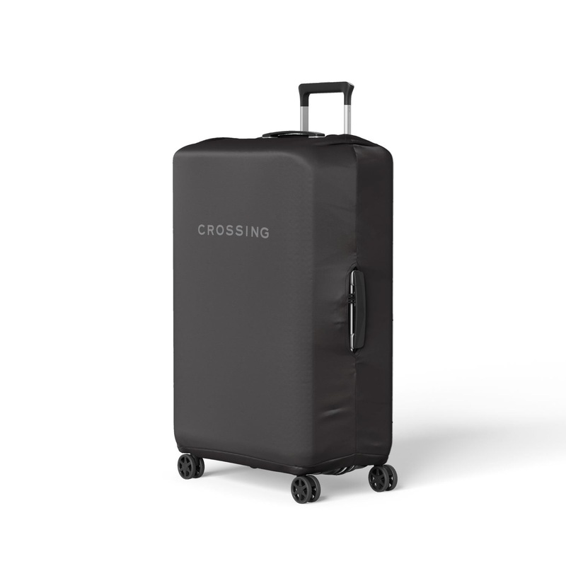 Crossing Block Series Luggage Cover M (23′-26′) – Black