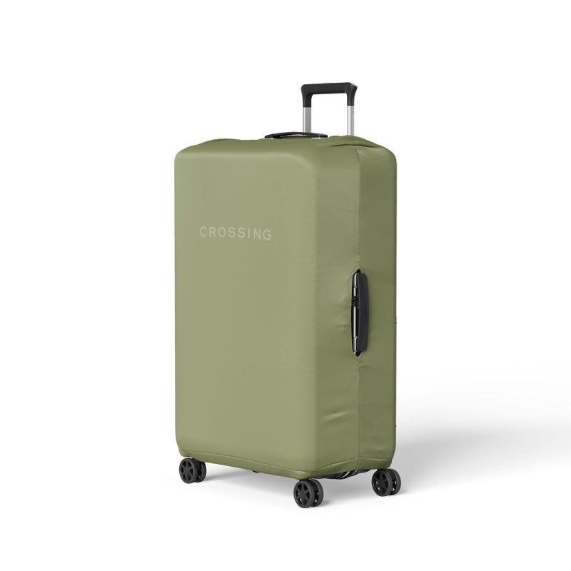 Crossing Block Series Luggage Cover M (23′-26′) – Moss