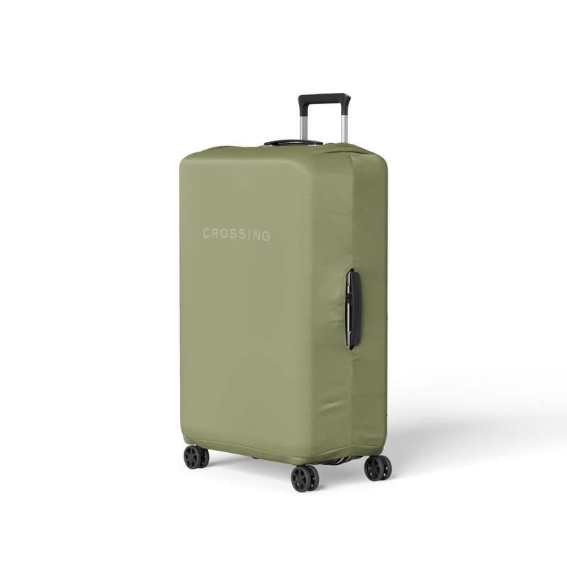 Crossing Block Series Luggage Cover S (18′-22′) – Moss