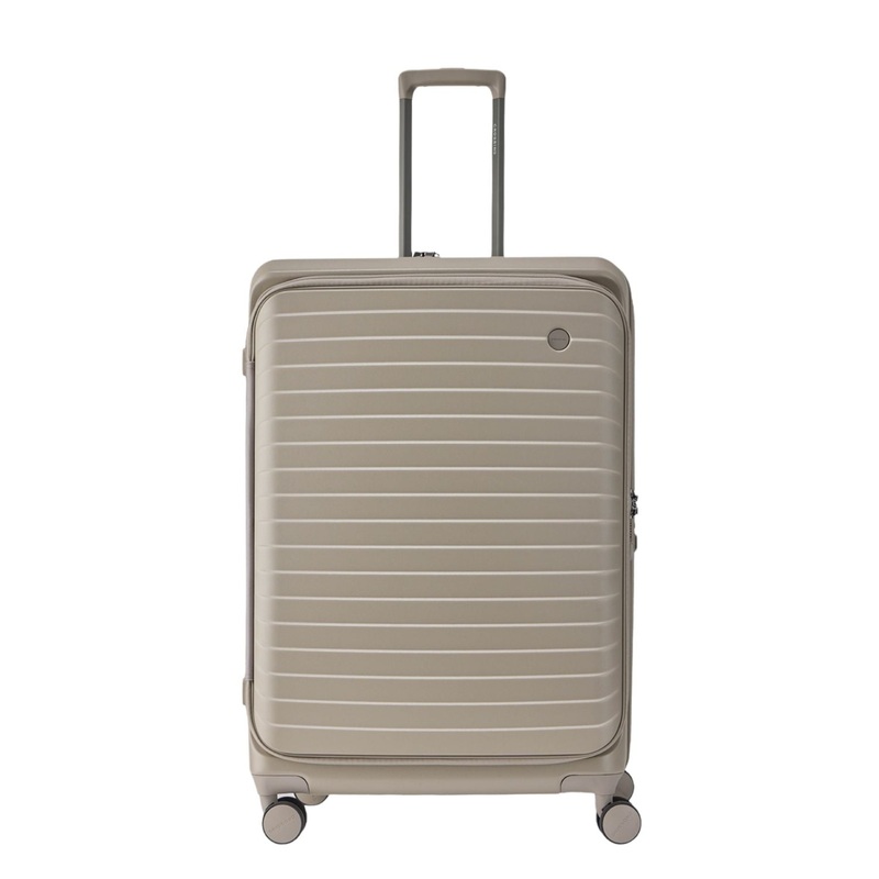 CROSSING INVI 28 Large Expandable Luggage With Front & Middle Access – Taupe