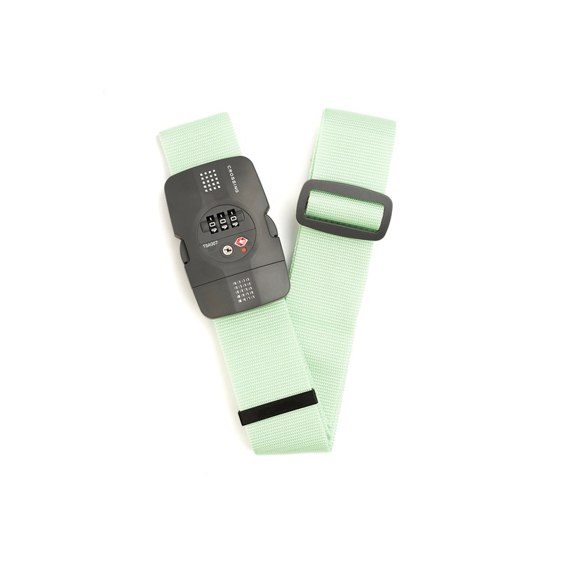 Crossing Luggage Strap With 3 Dial TSA Lock  – Mint