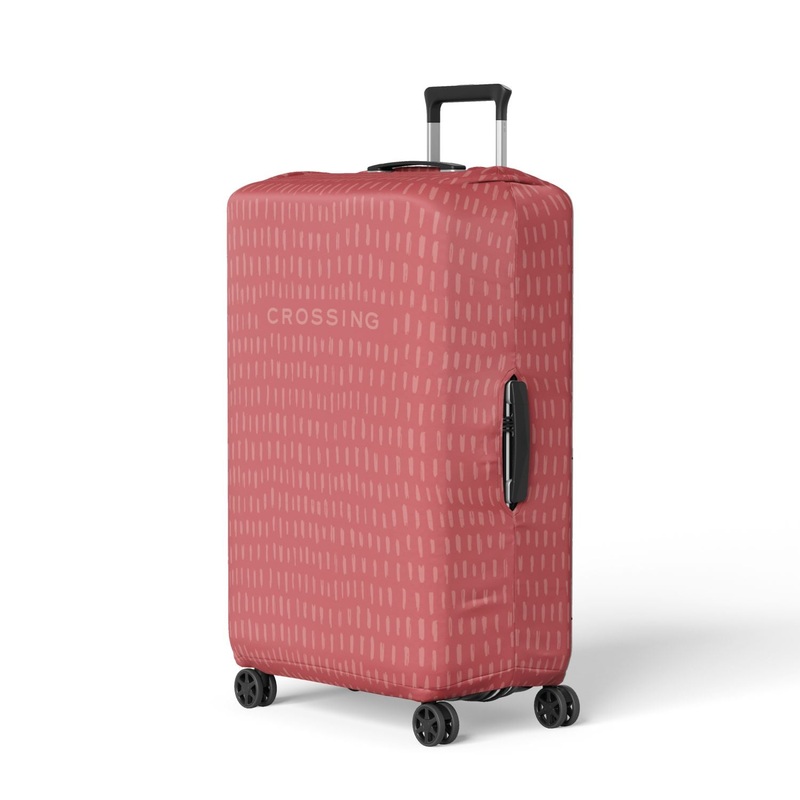 Crossing Stroke Series Luggage Cover L (27′-30′) – Crimson