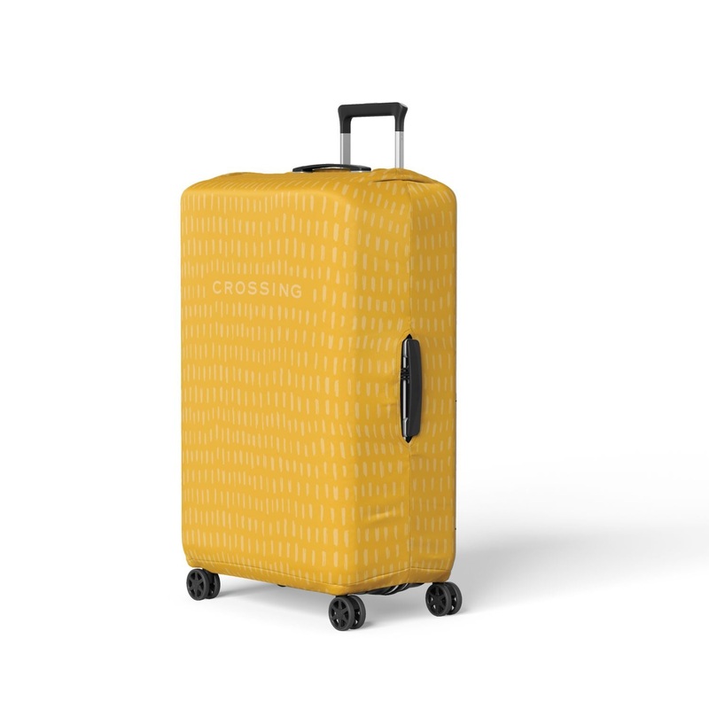 Crossing Stroke Series Luggage Cover M (23′-26′) – Tuscany Yellow