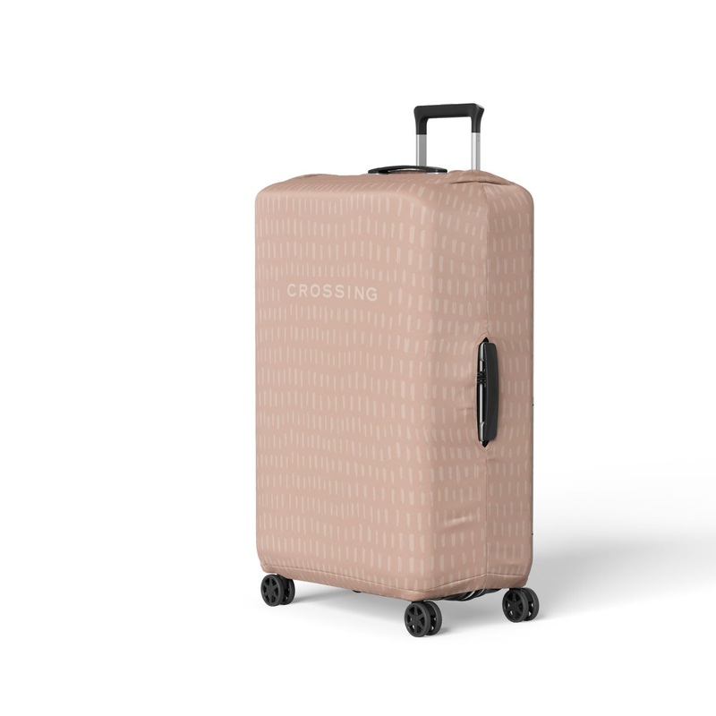 Crossing Stroke Series Luggage Cover M (23′-26′) – Warm Sand