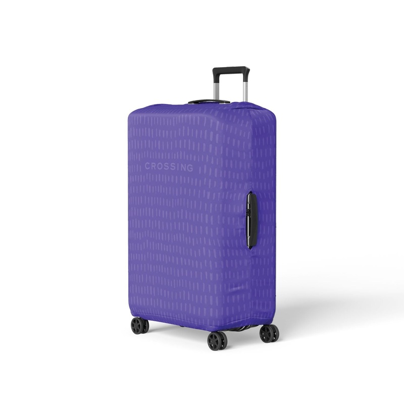 Crossing Stroke Series Luggage Cover S (18′-22′) – Perisan Blue