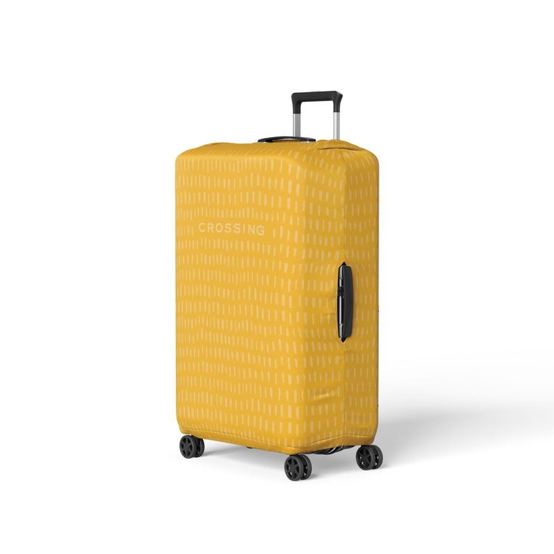 Crossing Stroke Series Luggage Cover S (18′-22′) – Tuscany Yellow
