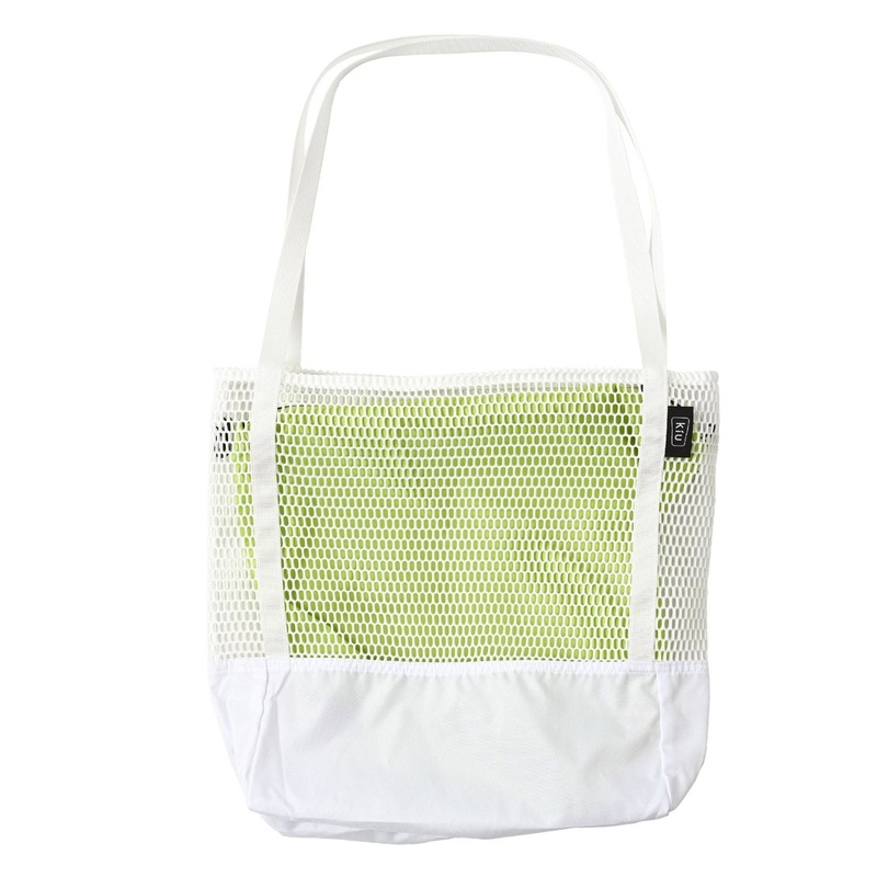 KiU Water Repellent Mesh Tote Bag (Neon Yellow)