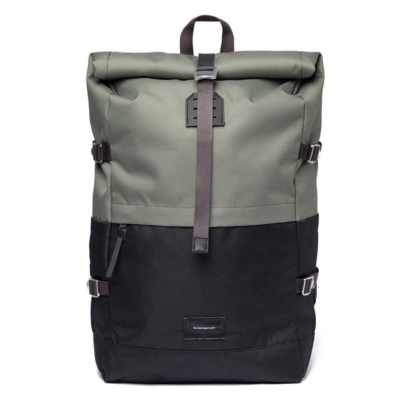 Sandqvist Bernt Backpack – Multi Clover Green