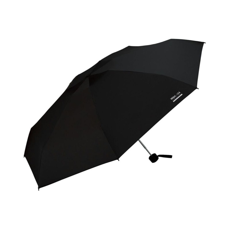 WPC IZA Large & Compact UV Protection UPF 50+ Umbrella 58cm (Black)