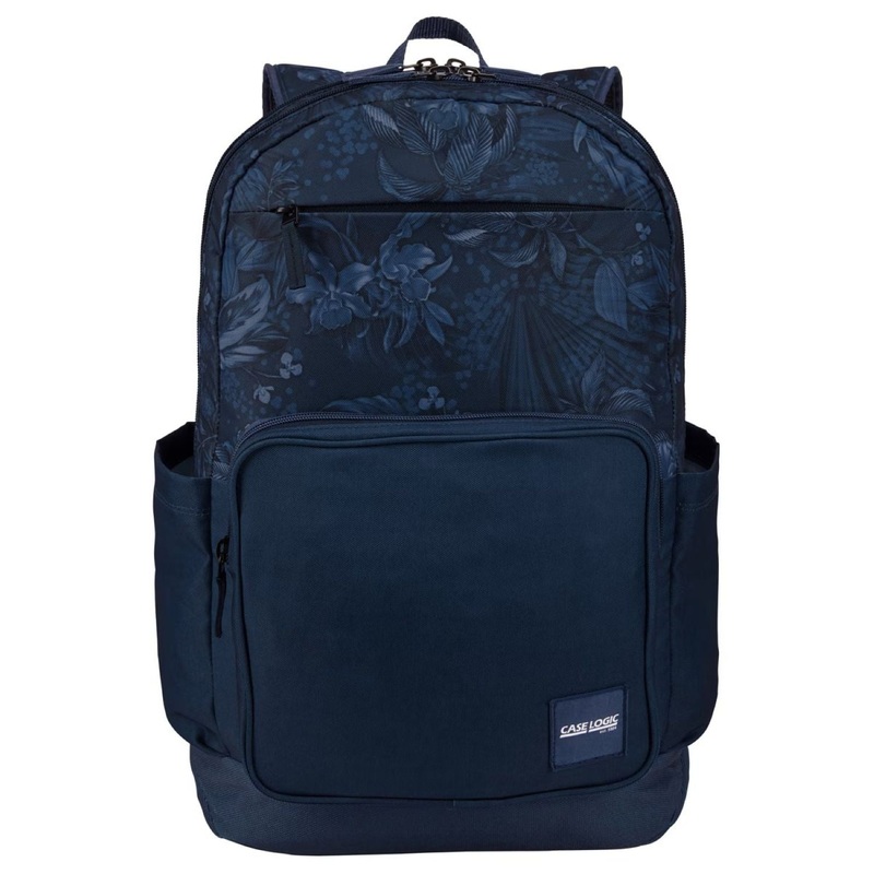 Case Logic Campus Query Backpack 29L – Dress Blue Floral/Dress Blue
