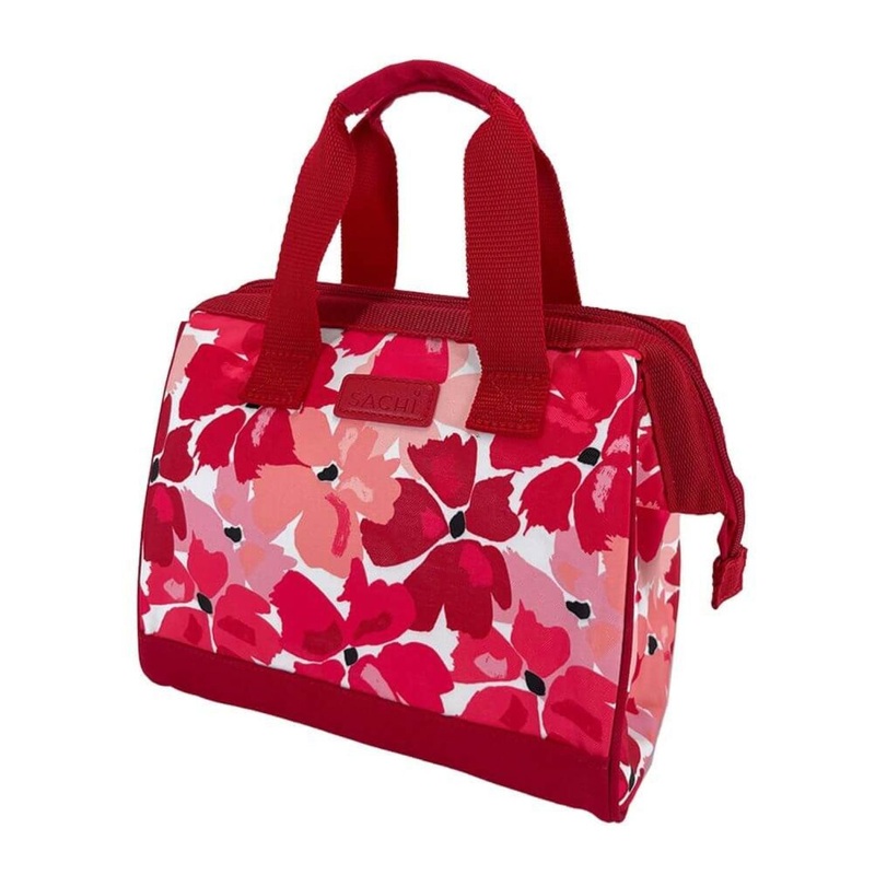 SACHI Insulated Lunch Bag – Red Poppies