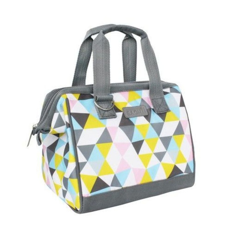 SACHI Insulated Lunch Bag – Triangle Mosaic