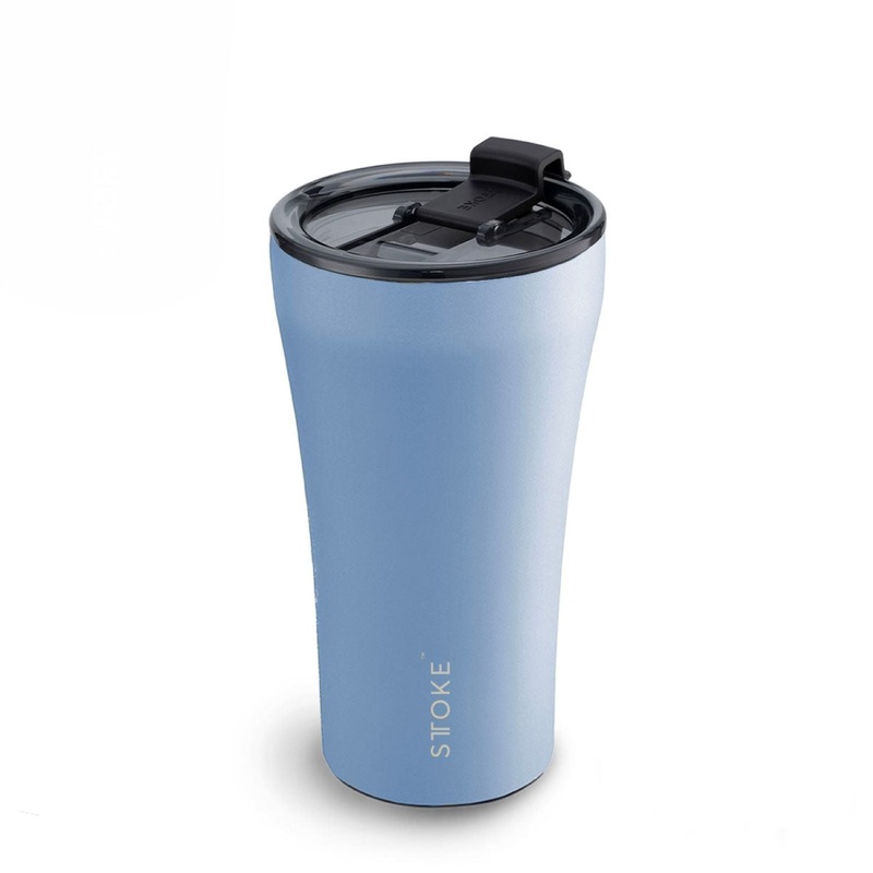 STTOKE Limited Edition Leakproof Ceramic Insulated Cup Powder Coating 12oz – Bondi Blue