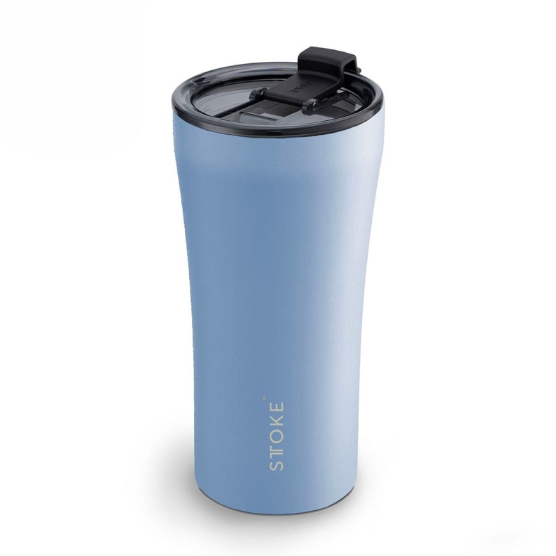 STTOKE Limited Edition Leakproof Ceramic Insulated Cup Powder Coating 16oz – Bondi Blue
