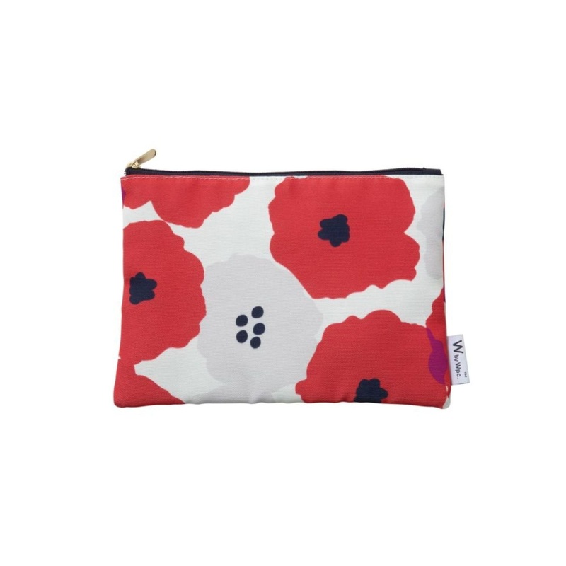 WPC Flat Pouch (Peony Red)|Peony Red