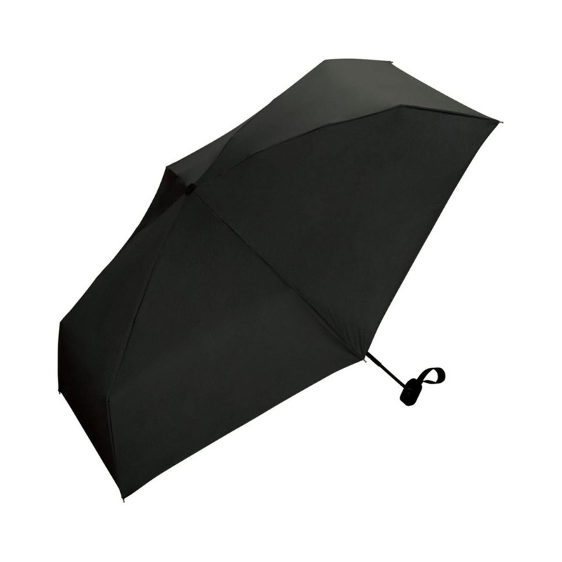 WPC UX Compact Tiny UV Protection Folding Umbrella 55cm (Black)