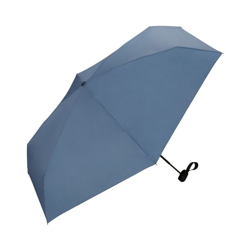 WPC UX Compact Tiny UV Protection Folding Umbrella 55cm (Blue Gray)