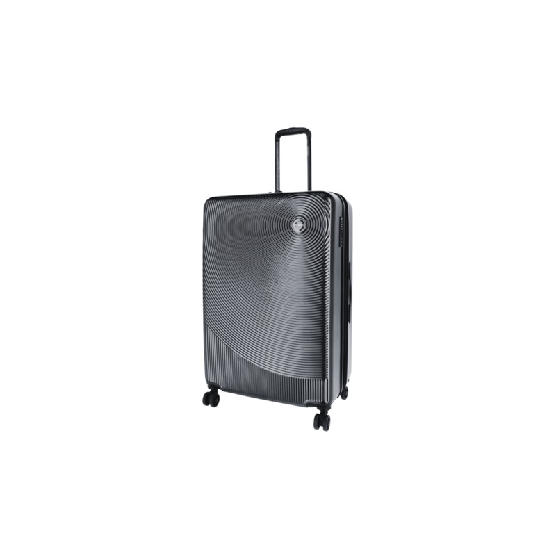 Crossing Wanderer Polycarbonate Expandable 20 Carry On Luggage Spinner – Black