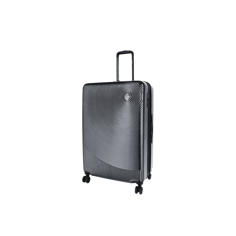 Crossing Wanderer Polycarbonate Expandable 24 Medium Luggage Spinner – Black