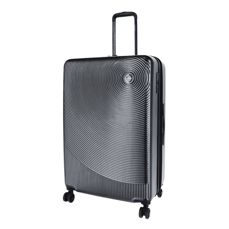 Crossing Wanderer Polycarbonate Expandable 28 Large Luggage Spinner – Black