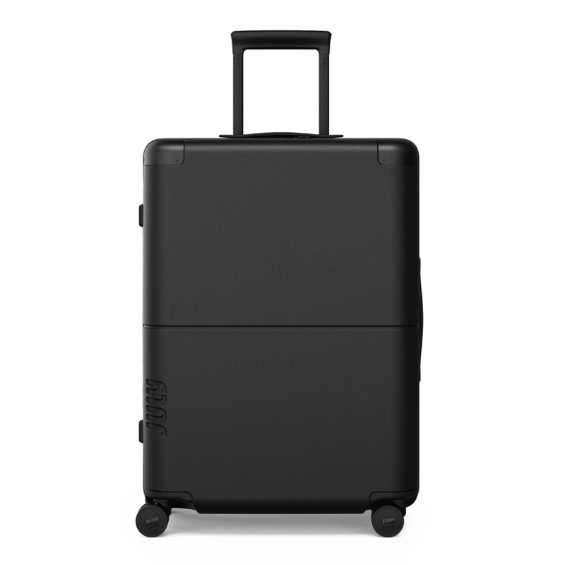 July Checked  Expandable Polycarbonate 26 Luggage – Charcoal