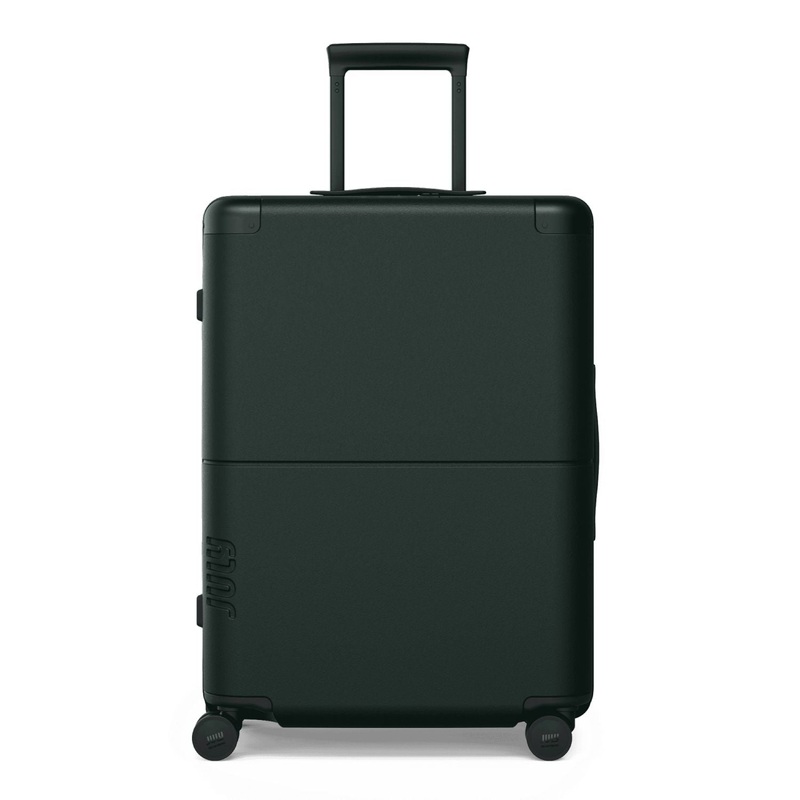 July Checked  Expandable Polycarbonate 26 Luggage – Forest