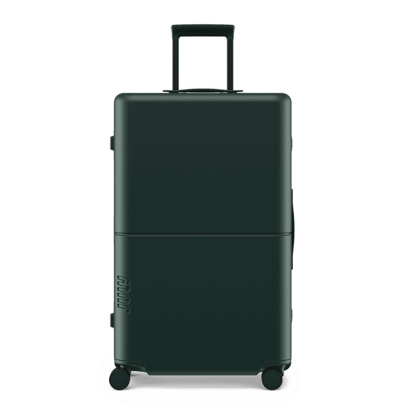 July Checked Plus Trunk Polycarbonate Frame 30 Luggage – Matte Deep Green