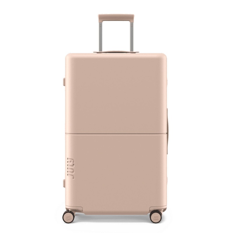 July Checked Plus Trunk Polycarbonate Frame 30 Luggage – Matte Light Sand