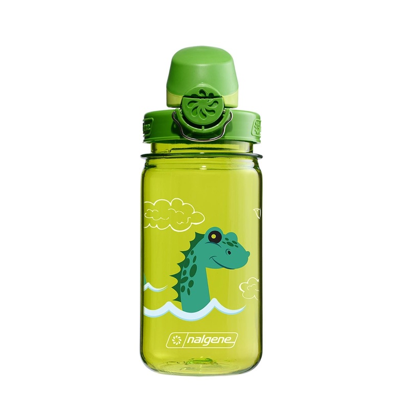 Nalgene 12oz On-The-Fly (OTF) Kids Sustain Water Bottle – Green Nessie