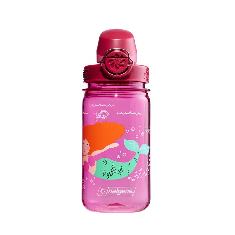 Nalgene 12oz On-The-Fly (OTF) Kids Sustain Water Bottle – Pink Mermaid