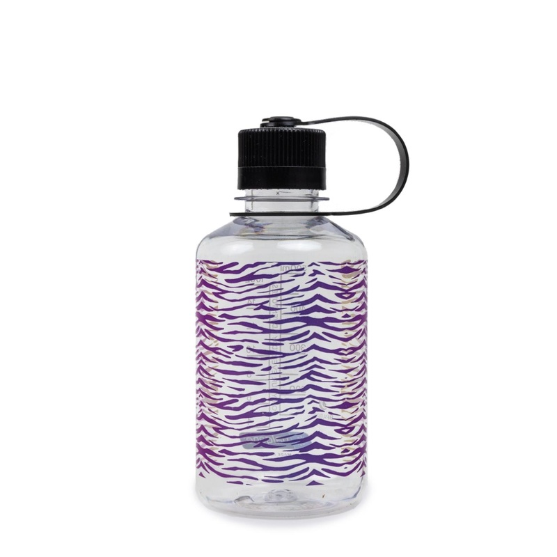 Nalgene 16oz Narrow Mouth Sustain Water Bottle  – Clear Rainbow Zebra
